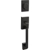 image:imageSchlage F92CEN Century Dummy Exterior Handleset from The FSeries Matte Black