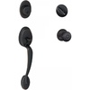 image:imageSchlage Lock Company F60PLY619ORB Plymouth Door Handle Set with Orbit Interior Satin NickelAged Bronze