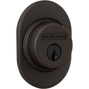 image:imageSchlage B60 RMN 716 Deadbolt with Remsen Trim Keyed 1 Side Highest Residential Security Aged Bronze