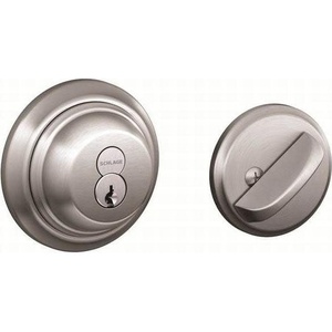 image:imageSchlage B60R6626 Schlage B60R6 Single Cylinder Keyed Entry Deadbolt with Full Size Interchangeable Core