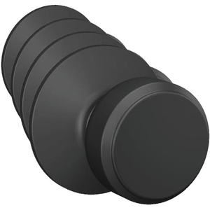 image:imageSchlage F10 BWE 622 Bowery Door Knob Hall amp Closet Passage Lock Matte BlackMatte Black