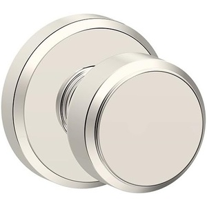 image:imageSchlage F10 BWE 622 Bowery Door Knob Hall amp Closet Passage Lock Matte BlackPolished Nickel