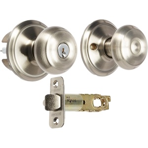 image:imageSchlage F80 Georgian Storeroom Lock C Keyway with 16211 Latch 10063 Strike Satin Nickel Finish