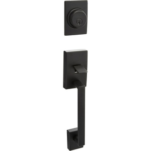 image:imageSchlage F92CEN Century Dummy Exterior Handleset from The FSeries Matte Black