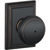 image:imageSCHLAGE Andover Passage Knob Andover Rose Satin Nickel 28 x 28 x 24 inches  FA10AND619F10AND619ANDAged Bronze