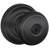 image:imageSCHLAGE Andover Passage Knob Andover Rose Satin Nickel 28 x 28 x 24 inches  FA10AND619F10AND619ANDAged Bronze