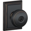 image:imageSCHLAGE Andover Passage Knob Andover Rose Satin Nickel 28 x 28 x 24 inches  FA10AND619F10AND619ANDAged Bronze