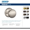 image:imageSCHLAGE Andover Passage Knob Andover Rose Satin Nickel 28 x 28 x 24 inches  FA10AND619F10AND619ANDAged Bronze