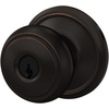 image:imageSCHLAGE Andover Passage Knob Andover Rose Satin Nickel 28 x 28 x 24 inches  FA10AND619F10AND619ANDAged Bronze