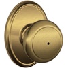 image:imageSCHLAGE Andover Passage Knob Andover Rose Satin Nickel 28 x 28 x 24 inches  FA10AND619F10AND619ANDAntique Brass