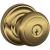 image:imageSCHLAGE Andover Passage Knob Andover Rose Satin Nickel 28 x 28 x 24 inches  FA10AND619F10AND619ANDAntique Brass