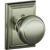 image:imageSCHLAGE Andover Passage Knob Andover Rose Satin Nickel 28 x 28 x 24 inches  FA10AND619F10AND619ANDAntique Brass