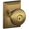 image:imageSCHLAGE Andover Passage Knob Andover Rose Satin Nickel 28 x 28 x 24 inches  FA10AND619F10AND619ANDAntique Brass
