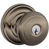 image:imageSCHLAGE Andover Passage Knob Andover Rose Satin Nickel 28 x 28 x 24 inches  FA10AND619F10AND619ANDAntique Pewter