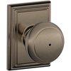 image:imageSCHLAGE Andover Passage Knob Andover Rose Satin Nickel 28 x 28 x 24 inches  FA10AND619F10AND619ANDAntique Pewter