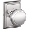 image:imageSCHLAGE Andover Passage Knob Andover Rose Satin Nickel 28 x 28 x 24 inches  FA10AND619F10AND619ANDBright Chrome