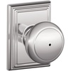 image:imageSCHLAGE Andover Passage Knob Andover Rose Satin Nickel 28 x 28 x 24 inches  FA10AND619F10AND619ANDBright Chrome
