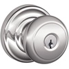 image:imageSCHLAGE Andover Passage Knob Andover Rose Satin Nickel 28 x 28 x 24 inches  FA10AND619F10AND619ANDBright Chrome