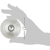 image:imageSCHLAGE Andover Passage Knob Andover Rose Satin Nickel 28 x 28 x 24 inches  FA10AND619F10AND619ANDSatin Chrome