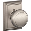 image:imageSCHLAGE Andover Passage Knob Andover Rose Satin Nickel 28 x 28 x 24 inches  FA10AND619F10AND619ANDSatin Nickel
