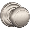 image:imageSCHLAGE Andover Passage Knob Andover Rose Satin Nickel 28 x 28 x 24 inches  FA10AND619F10AND619ANDSatin Nickel