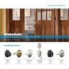 image:imageSCHLAGE Andover Passage Knob Andover Rose Satin Nickel 28 x 28 x 24 inches  FA10AND619F10AND619ANDSatin Nickel