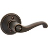 image:imageSCHLAGE F51A FLA 608 Flair Lever Keyed Entry Lock Satin BrassAged Bronze