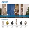 image:imageSCHLAGE F51A FLA 608 Flair Lever Keyed Entry Lock Satin BrassAged Bronze