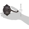 image:imageSCHLAGE F51A FLA 608 Flair Lever Keyed Entry Lock Satin BrassAged Bronze