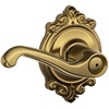 image:imageSCHLAGE F51A FLA 608 Flair Lever Keyed Entry Lock Satin BrassAntique Brass