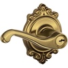 image:imageSCHLAGE F51A FLA 608 Flair Lever Keyed Entry Lock Satin BrassAntique Brass