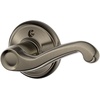 image:imageSCHLAGE F51A FLA 608 Flair Lever Keyed Entry Lock Satin BrassAntique Pewter