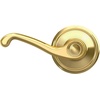 image:imageSCHLAGE F51A FLA 608 Flair Lever Keyed Entry Lock Satin BrassBright Brass
