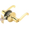 image:imageSCHLAGE F51A FLA 608 Flair Lever Keyed Entry Lock Satin BrassBright Brass