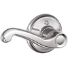 image:imageSCHLAGE F51A FLA 608 Flair Lever Keyed Entry Lock Satin BrassBright Chrome