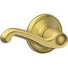 image:imageSCHLAGE F51A FLA 608 Flair Lever Keyed Entry Lock Satin BrassSatin Brass