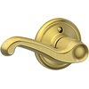 image:imageSCHLAGE F51A FLA 608 Flair Lever Keyed Entry Lock Satin BrassSatin Brass