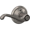 image:imageSCHLAGE F51A FLA 608 Flair Lever Keyed Entry Lock Satin BrassSatin Nickel