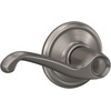 image:imageSCHLAGE F51A FLA 608 Flair Lever Keyed Entry Lock Satin BrassSatin Nickel