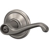 image:imageSCHLAGE F51A FLA 608 Flair Lever Keyed Entry Lock Satin BrassSatin Nickel