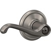 image:imageSCHLAGE F51A FLA 608 Flair Lever Keyed Entry Lock Satin BrassSatin Nickel