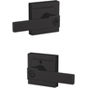 image:imageSCHLAGE F51A NBK 622 ULD Northbrook Lever with Upland Trim Keyed Entry Lock Matte Black