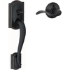 image:imageSCHLAGE FE285 622 Acc CAM LH Lower Half Handleset Camelot Interior Trim Matte BlackAged Bronze