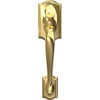 image:imageSCHLAGE FE285 622 Acc CAM LH Lower Half Handleset Camelot Interior Trim Matte BlackBright Brass