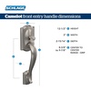 image:imageSCHLAGE FE285 622 Acc CAM LH Lower Half Handleset Camelot Interior Trim Matte BlackMatte Black