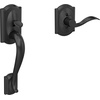image:imageSCHLAGE FE285 622 Acc CAM LH Lower Half Handleset Camelot Interior Trim Matte BlackMatte Black