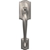 image:imageSCHLAGE FE285 622 Acc CAM LH Lower Half Handleset Camelot Interior Trim Matte BlackSatin Nickel