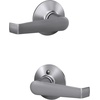 image:imageSCHLAGE Lever NonTurning Lock Bright Brass F170 ELA 605Brushed Chrome