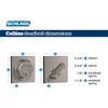 image:imageSCHLAGE Lock Company Single Cylinder Deadbolt with Collins Trim Aged Bronze B60 N COL 716