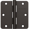 image:imageSchlage 35 Door Hinge with 58 Radius Round Corner in Black Stainless 3PackAged Bronze